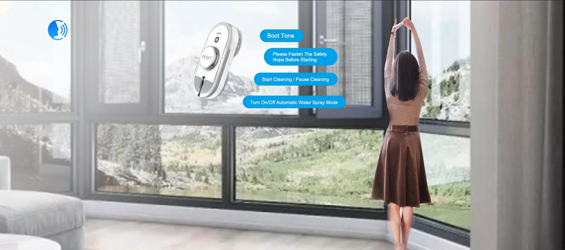 robot for washing windows