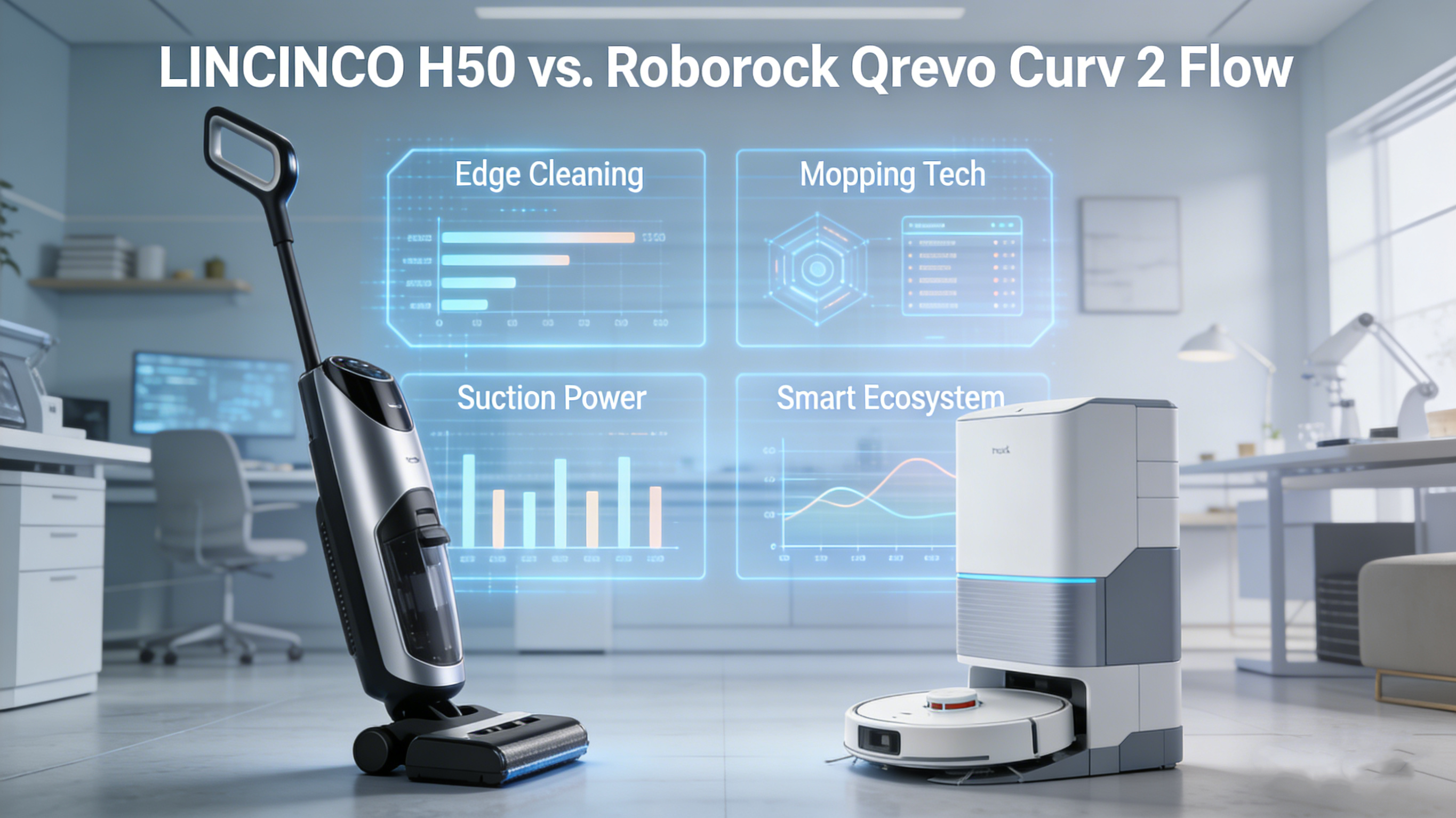 LINCINCO H50 대 Roborock Qrevo Curv 2 흐름